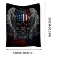 thumbnail image 3 of Independence Day Blanket Festive Flannel Blanket Soft Warm Throw Blanket For Home Sofa Bed Holiday Decoration, 3 of 7