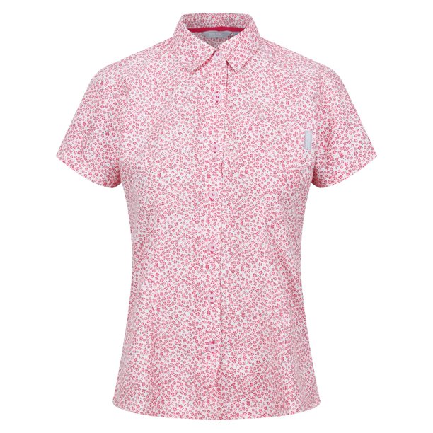Regatta - Blusa Mindano VII Estampado Ditsy de Manga Corta para Mujer (Fruta Paloma)
