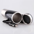 thumbnail image 3 of Taza de calefacción de coche Taza De Viaje Con Adaptador Automático Para Coche De Acero Inoxidable De 24 V, Taza Calefactora, 450 Ml, Negro Magideal Taza de calefacción de coche, 3 of 7