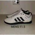 thumbnail image 1 of MENS 11.5- Ad-id-as TYSHAWN. WHITE/BLACK/PURPLE. BRAND NEW ,NO BOX., 1 of 6