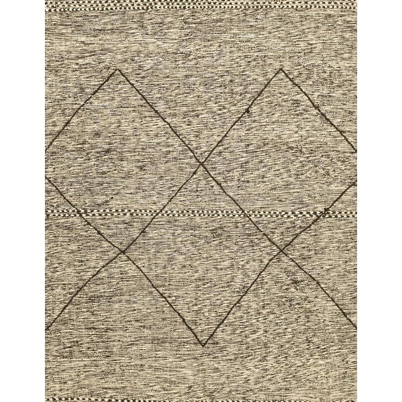 Ahgly Company Indoor Rectangle Abstract Golden Blonde Gold Abstract Area Rugs, 7' x 9'