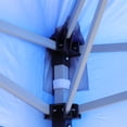 thumbnail image 2 of 10 x 10 Ft Outdoor Canopy Tent, Patio Portable Canopy Instant Canopies Gazebo with Carrying Bag and 4 PCS Sandbags for Beach Wedding Picnics Camping, Blue, 2 of 8
