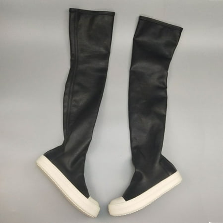 

Rick Women Boots Big Size Owens Boots Casual Snow Flats Over Knee High Boots Luxury Trainers Sheepskin Rric owees Snow Boots