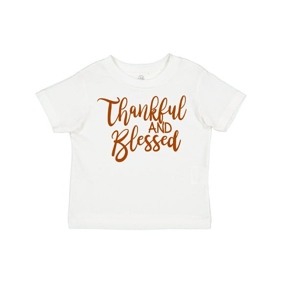 Inktastic Thankful and Blessed Boys or Girls Toddler T-Shirt