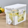 thumbnail image 1 of Jarra de bebidas con grifo Contenedor de bebidas Refrigerador para el hogar Cocina Oficina, 1 of 8
