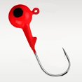 thumbnail image 1 of 10Pcs Gancho De Cabeza De Metal Multicolor Para Cebo De Gusano Suave Swimbait Invierno Hielo Roca Mar Pesca Tackle 2-10g Raíz Jig Heads Fishhooks, 1 of 4
