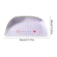 thumbnail image 3 of LiUMX Rectangular Silicone Pet Feeding Mat for Cats and Dogs, Non-Slip Waterproof Placemat with Spill-Proof Raised Edges, Easy-Clean Dishwashable Pet Bowl Tray, 3 of 6