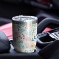 thumbnail image 4 of 30oz Pioneer Flower Tumblers Stainless Steel Tumbler with Lid and Straw,Vacuum Insulated Double Wall Travel Tumbler Cups Mug with Cleaning Brush for Coffee,Tea, 4 of 7