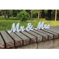thumbnail image 4 of MR & MRS plaque en Bois PVC Mots Signe Mariage Juste Marié Décoration Maison Cadeau (Blanc), 4 of 4