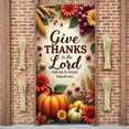 thumbnail image 5 of Thanksgiving Party Decorations Door Cover, Happy Thanksgiving Front Door Banner Fall Harvest Turkey Themed Porch Sign Hanging Backdrop for Indoor Outdoor Party Supplies 71x35 Inch, 5 of 6