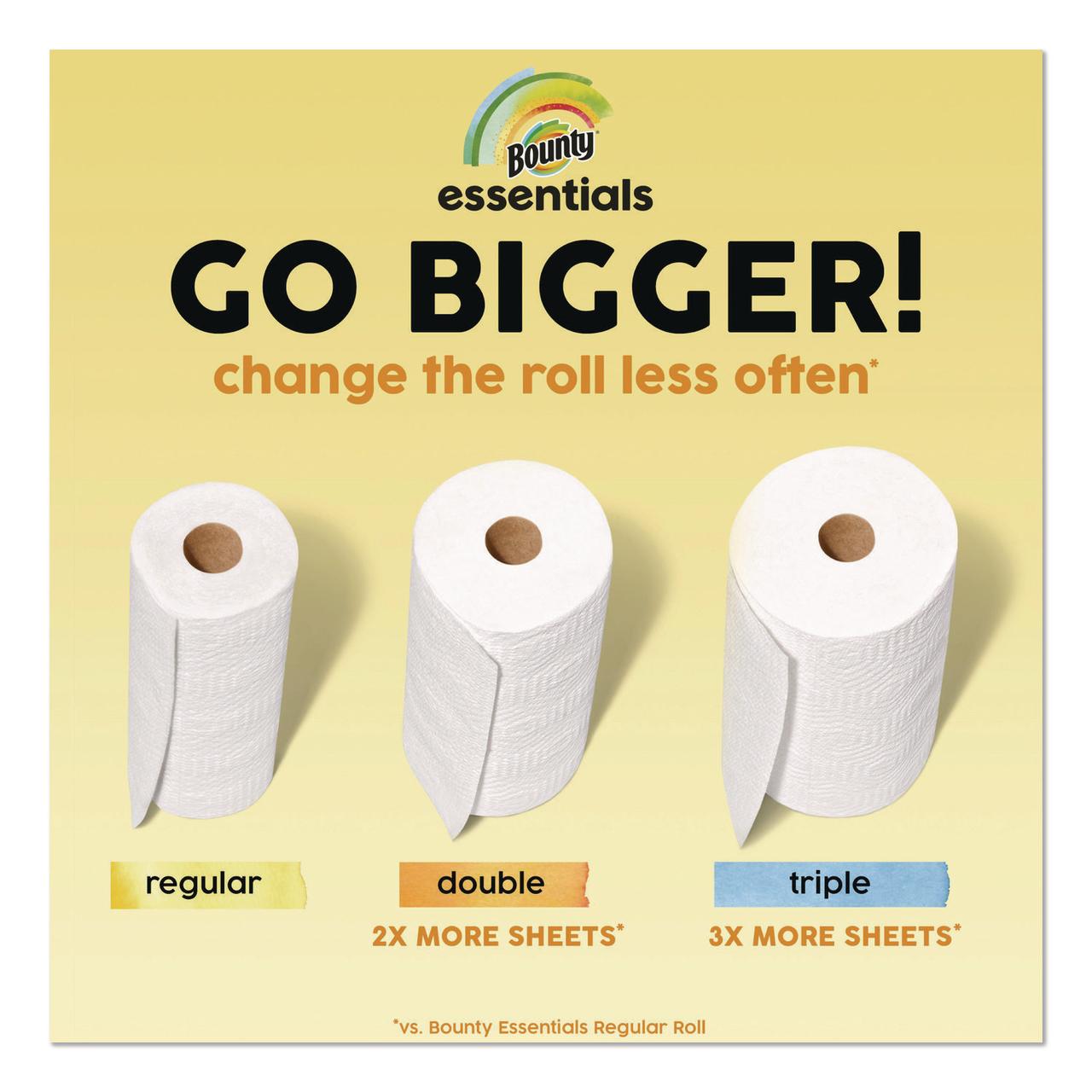 Essentials Select-A-Size Kitchen Roll Paper Towels 2-Ply 108 Sheets/Roll 24 Rolls/Carton