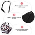 thumbnail image 4 of 1 Set Womens Bikini Swimsuit Leopard Printed V Neck Two Piece Bathing Suit (L), 4 of 8