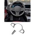 thumbnail image 1 of Compatible con Bmw - 5 Series G30 cubierta de panel de volante de fibra de carbono, 2 piezas ZefeiWu 8390613043450, 1 of 1