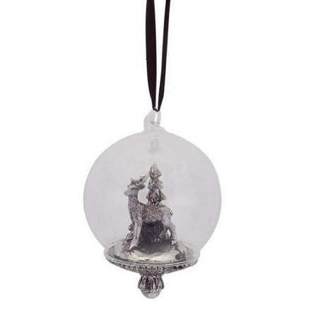 Snowglobe Ornament - Melrose 4.25
