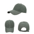 thumbnail image 4 of Xfvqtps Women Corduroy Baseball Hat Adjustable Solid Color Baseball Cap, 4 of 4