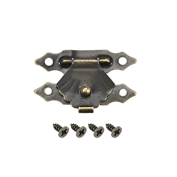 Wood Case Box Hasp 29x19mm Antique Latches Hook Bronze Tone 20 Pcs Antique Latches Hook Bronze Tone 20 Pcs