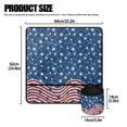 thumbnail image 5 of SEANATIVE American Flag Sewing Machine Mat for Table Easy Storage Muffling Mats to Reduce Vibration Water Resistant Non Slip Mats Sew Machine Mat, 4 of July, 5 of 6