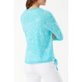 thumbnail image 2 of Tommy Bahama Island Bloom Jacquard Tie Sweater, Blue Radiance, S, 2 of 2