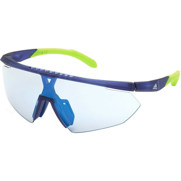 Sunglasses Adidas Sport SP 0015 91X Matte Blue / Mirror