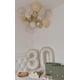 thumbnail image 5 of Fiesta de 30 cumpleaños con globos con números, color blanco crema, 40 cm, 5 of 5