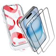 thumbnail image 1 of Protector de pantalla Intaleo de cristal templado para iPhone 15 Plus, 1 of 7