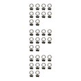 thumbnail image 1 of relayinert 10x L Track Single Stud Fitting avec Anneau Rond Moto Remorque Attaches Remorques Anneau Rond Noir 3Set, 1 of 6