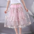 thumbnail image 2 of MEZZALL Toddler Kids Baby Girls Dancing Princess Skirt Embroidery Flowers Mesh Ballet Tutu Skirts Lovely Baby Dailywear, 2 of 6