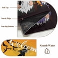 thumbnail image 6 of 2x3 Ft Entryway Area Rug, Orange Halloween Kitchen Rug Runner Washable Floor Mat, Gnomes Scary Pumpkin Bat Black Tree Non Slip Indoor Door Mat Throw Carpet for Bathroom Living Room Bedroom, 6 of 8