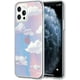 thumbnail image 1 of Funda transparente para iPhone 11 Pro Max, diseño resistente de grado militar, moderna, para mujeres y niñas, a prueba de golpes, con diseño holográfico., 1 of 5