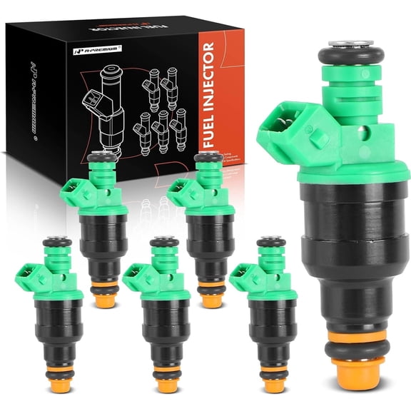 A-Premium Fuel Injectors Set of 6 Compatible with Ford Ranger 1998-2000 Mazda B3000 1998-1999 3.0L Replace# ZZP113250A ZZP113250