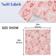 thumbnail image 7 of GZHJMY Valentine's Day Heart Cloth Napkins Set of 4, Reusable Washable Oversized Table Napkins for Family Wedding Dinner Party Home Decor, 20 Inch Decorative Washcloths, 7 of 7