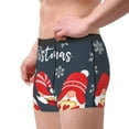thumbnail image 4 of Kll Three Cute Christmas Gnomes Men'S Cotton Boxer Briefs Underwear-Medium, 4 of 9