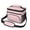 Pink and White, variant on Pink and White Checkered Pattern Insulated Lunch Box for Women Men, Medium Leakproof Cooler Bag with Adjustable Strap, 10"x6.7"x8"