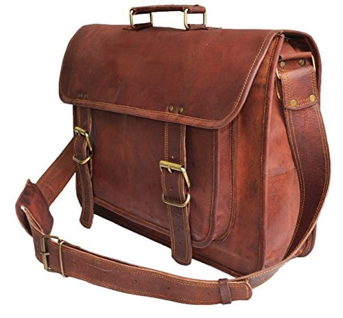 brown leather bag mens