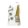 thumbnail image 5 of Easygdp Gnome Sweet Honey Men's Tank Top, Sleeveless Muscle T Shirts, Breathable, Quick-Dry, Loose for Gym, Running, Fitness - Small, 5 of 9