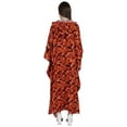 thumbnail image 4 of Moomaya Hoodie Caftan Kimono Sleeve Swimsuit Cover Up Side Split Beach&nbsp;Kaftan, 4 of 8