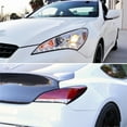 thumbnail image 2 of Spec-D Tuning Glossy Black Halo Projector Headlights + LED Bumper Fog Lamps Compatible with Genesis Left + Right Pair Headlamps Assembly, 2 of 7