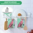 thumbnail image 4 of Yayeee Pot Holders Kitchen Heat Resistant with Pocket 7"x9.8" Cotton Oven Cooking Hot Pads, Pink Cheetah, 4 of 7
