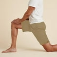 thumbnail image 3 of Men'sYogaShortsShortsDrawstringBottomsBermudaShortsQuickDrySolidColorWhiteBlackBlueCasualYogaFitnessGymWorkoutSummerSportsActive, 3 of 3