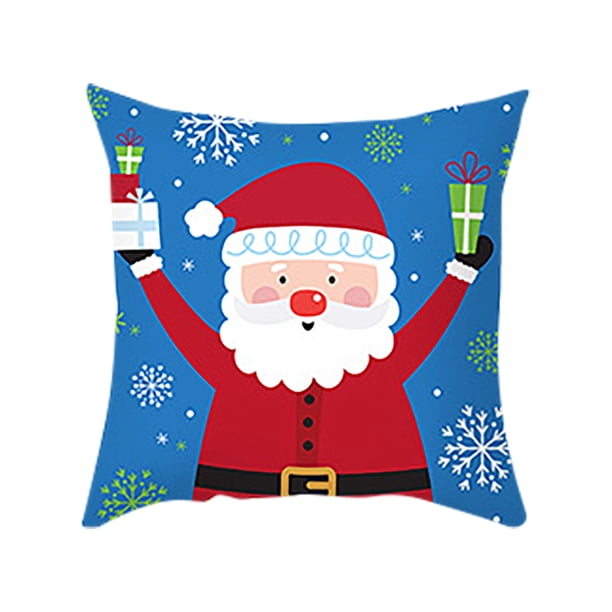 Funda de cojín para sofá cama Fiudx letras navideñas decoración del hogar