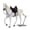 white, variant on lionlar Horse Figure Model Collection Realistic Animal Toy Model Dollhouse DIY Scene brown