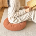 thumbnail image 7 of Corduroy Round Floor Cushion, Soft Solid Color Non Slip Pouf Pad, Pressure Relief Thick Support Seat Mat, Pilling Resistant Easy Clean Design for Living Room Bedroom Yoga Meditation Ki*ds Room Use, 7 of 7