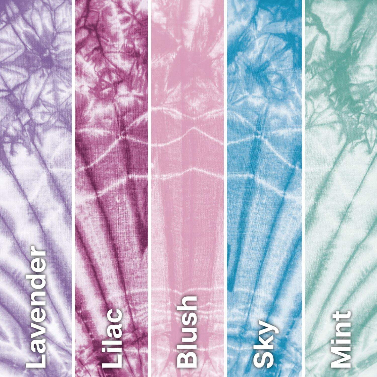Tulip One-Step Tie-Dye 5 Color Kit. Pretty Pastels