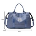 thumbnail image 1 of Bolsa De Gimnasio Bolsa impermeable Oxford Duffle Bag de gran capacidad para mujer (azul claro) Hugtrwg Para Estrenar, 1 of 6