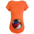 thumbnail image 1 of CafePress - Beach Ball Maternity Dark T Shirt - Maternity Dark T-Shirt, 1 of 1