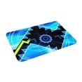 thumbnail image 2 of Lsque Geometry Dash Pattern Doormat, Durable Flannel Fabric, Waterproof Stain and Fade Resistant, Low Profile,Indoor Outdoor Door Mats, Easy Clean Patio Entrance Mat, 16x24in, 2 of 8