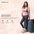 thumbnail image 5 of Flexus LAROUI Women’s Waterproof Winter Bootie – Faux Fur Lined Nylon Upper with Platform Sole and Slip-On Ease – Cold Weather Ankle Boot, 5 of 9