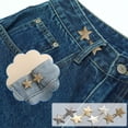 thumbnail image 1 of Hebilla de ajuste a la cintura de los pantalones Star de cinco puntos - Cincha ajustable del pantalón para un ajuste personalizado - Reductor de cintura fácil de instalar - Elegante accesorio de, 1 of 7