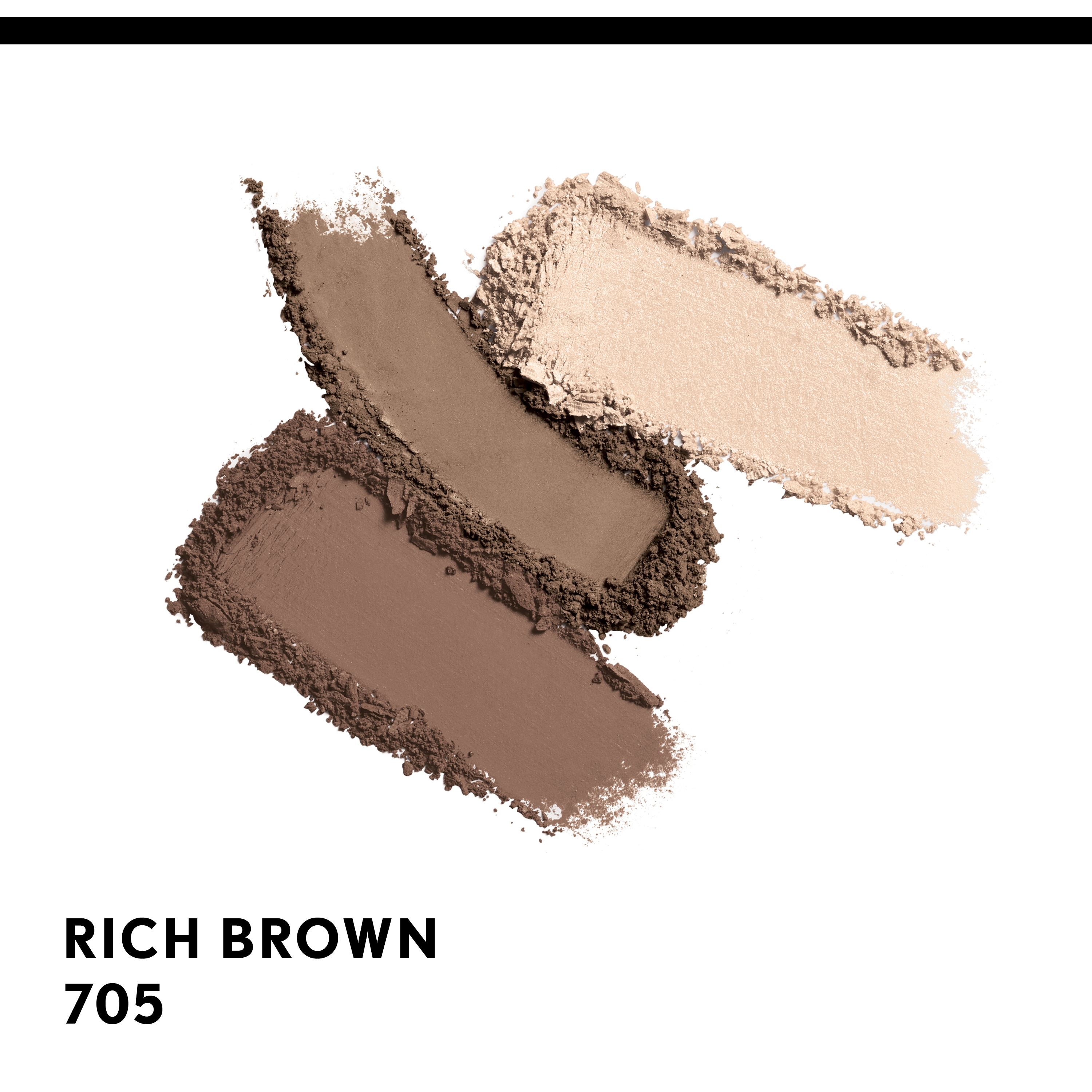COVERGIRL Easy Breezy Brow Powder Kit, 705 Rich Brown, 0.008 oz, Eyebrow Powder, Eyebrow Kit, Eyebrow Powder Kit, Eyebrows, Includes Double-Ended Fluffy and Angeled Brush - image 2 of 8