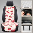 thumbnail image 6 of Eheartsgir Cherry Bow Car Front Seat Covers, 2 Pack Quilted Padded Polyester Seat Protector, Removable Machine Washable for SUV and Truck Pet Use, 6 of 7